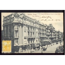 CIUDAD DE BUENOS AIRES EDIFICIOS AVENIDA DE MAYO TARJETA POSTAL